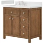 Wyndham Collection Rian 36" Free Standing Single Basin Vanity Set with Cabinet and Quartz Vanity Top