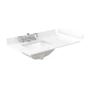 Wyndham Collection Palmilla 36" Free Standing Single Basin Vanity Set with Cabinet and Cultured Marble Vanity Top
