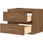 Wyndham Collection Isola WM 30" Single Wall Mounted Vanity Cabinet Only - Less Vanity Top