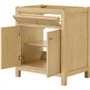 Wyndham Collection Rian 30" Single Free Standing Vanity Cabinet Only - Less Vanity Top