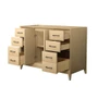 Wyndham Collection Janna 48" Single Free Standing Vanity Cabinet Only - Less Vanity Top