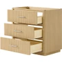 Wyndham Collection Francesca 36" Single Free Standing Vanity Cabinet Only - Less Vanity Top