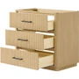 Wyndham Collection Francesca 36" Single Free Standing Vanity Cabinet Only - Less Vanity Top