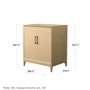 Wyndham Collection Janna 30" Single Free Standing Vanity Cabinet Only - Less Vanity Top