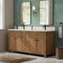 Wyndham Collection Rian 72" Free Standing Double Basin Vanity Set with Cabinet and Quartz Vanity Top