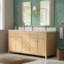 Wyndham Collection Rian 72" Free Standing Double Basin Vanity Set with Cabinet and Quartz Vanity Top
