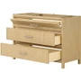 Wyndham Collection Isola 48" Single Free Standing Vanity Cabinet Only - Less Vanity Top