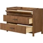 Wyndham Collection Isola 48" Single Free Standing Vanity Cabinet Only - Less Vanity Top