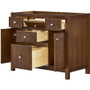 Wyndham Collection Pendry 41" Single Free Standing Vanity Cabinet Only - Less Vanity Top
