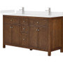 Wyndham Collection Pendry 60" Free Standing Double Basin Vanity Set with Cabinet and Quartz Vanity Top