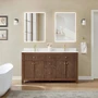Wyndham Collection Pendry 60" Free Standing Double Basin Vanity Set with Cabinet and Quartz Vanity Top