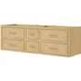 Wyndham Collection Isola WM 72" Double Wall Mounted Vanity Cabinet Only - Less Vanity Top