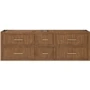Wyndham Collection Isola WM 72" Double Wall Mounted Vanity Cabinet Only - Less Vanity Top
