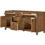 Wyndham Collection Rian 72" Double Free Standing Vanity Cabinet Only - Less Vanity Top