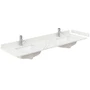 Wyndham Collection Elan 72" Free Standing Double Basin Vanity Set with Cabinet and Quartz Vanity Top