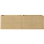 Wyndham Collection Francesca WM 72" Double Wall Mounted Vanity Cabinet Only - Less Vanity Top