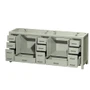 Wyndham Collection Sheffield 84" Double Free Standing Vanity Cabinet Only - Less Vanity Top