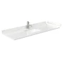 Wyndham Collection Palmilla 60" Free Standing Single Basin Vanity Set with Cabinet and Cultured Marble Vanity Top