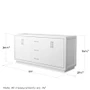 Wyndham Collection Icon 71" Double Free Standing Vanity Cabinet Only - Less Vanity Top