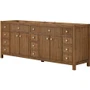 Wyndham Collection Rian 84" Double Free Standing Vanity Cabinet Only - Less Vanity Top
