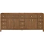 Wyndham Collection Rian 84" Double Free Standing Vanity Cabinet Only - Less Vanity Top