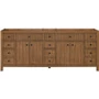 Wyndham Collection Rian 84" Double Free Standing Vanity Cabinet Only - Less Vanity Top