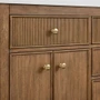 Wyndham Collection Rian 84" Double Free Standing Vanity Cabinet Only - Less Vanity Top