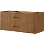 Wyndham Collection Francesca WM 48" Single Wall Mounted Vanity Cabinet Only - Less Vanity Top