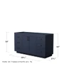 Wyndham Collection Miranda 60" Single Free Standing Vanity Cabinet Only - Less Vanity Top