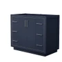 Wyndham Collection Icon 42" Single Free Standing Vanity Cabinet Only - Less Vanity Top