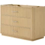 Wyndham Collection Francesca 48" Single Free Standing Vanity Cabinet Only - Less Vanity Top
