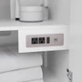 Wyndham Collection Icon 60" Single Free Standing Vanity Cabinet Only - Less Vanity Top