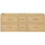 Wyndham Collection Isola WM 60" Double Wall Mounted Vanity Cabinet Only - Less Vanity Top