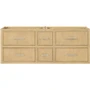 Wyndham Collection Isola WM 60" Double Wall Mounted Vanity Cabinet Only - Less Vanity Top