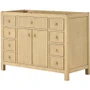 Wyndham Collection Rian 48" Single Free Standing Vanity Cabinet Only - Less Vanity Top
