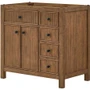 Wyndham Collection Rian 36" Single Free Standing Vanity Cabinet Only - Less Vanity Top