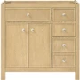 Wyndham Collection Rian 36" Single Free Standing Vanity Cabinet Only - Less Vanity Top