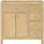Wyndham Collection Rian 36" Single Free Standing Vanity Cabinet Only - Less Vanity Top