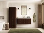 Royal Daisy 48 inch Wall Solid Wood Mounted Bathroom Vanity Teak