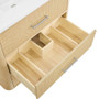 Wyndham Collection Francesca 60" Double Free Standing Vanity Cabinet Only - Less Vanity Top