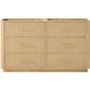 Wyndham Collection Francesca 60" Double Free Standing Vanity Cabinet Only - Less Vanity Top