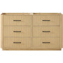 Wyndham Collection Francesca 60" Double Free Standing Vanity Cabinet Only - Less Vanity Top