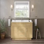 Wyndham Collection Beckett TK 42" Free Standing Single Basin Vanity Set with Cabinet and Quartz Vanity Top