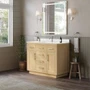 Wyndham Collection Beckett TK 42" Free Standing Single Basin Vanity Set with Cabinet and Quartz Vanity Top
