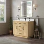 Wyndham Collection Beckett TK 42" Free Standing Single Basin Vanity Set with Cabinet and Quartz Vanity Top