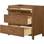 Wyndham Collection Isola 36" Single Free Standing Vanity Cabinet Only - Less Vanity Top