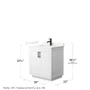 Wyndham Collection Miranda 30" Free Standing Single Basin Vanity Set with Cabinet and Quartz Vanity Top