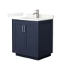 Wyndham Collection Miranda 30" Free Standing Single Basin Vanity Set with Cabinet and Quartz Vanity Top