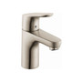 Hansgrohe Focus 1.2 GPM Single Hole Bathroom Faucet with EcoRight, Quick Clean, and ComfortZone Technologies - Drain Assembly Included