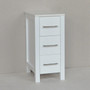 Kennedy 13" White Side Linen Cabinet